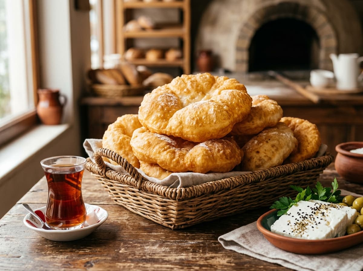 El açması taze pişi ikramı
